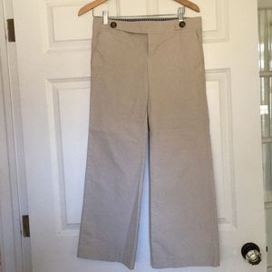 Gap hip slung flared leg pant.